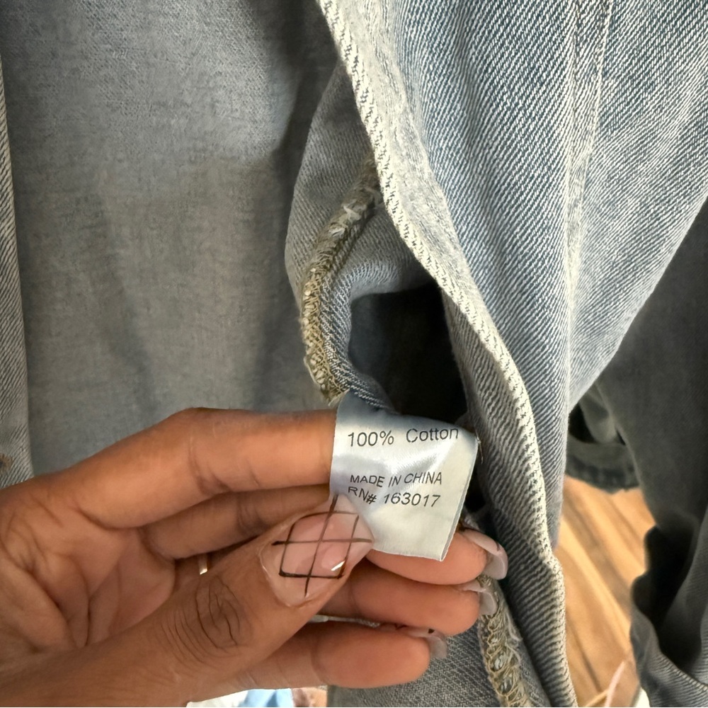 Princess Polly Oversized Denim Jacket NWT - Picture 9 of 10
